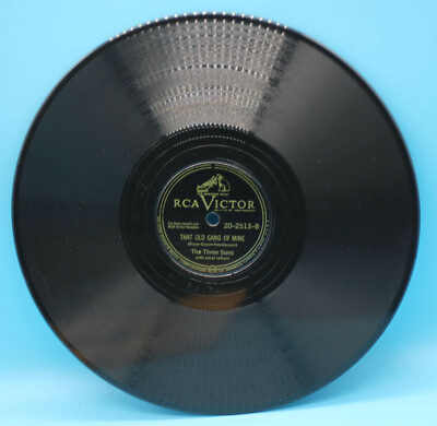 The Three Suns - Sleepy Time Gal & That Old Gang of Mine -RCA Victor 78 RPM 1947