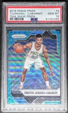 Timothe Luwawu-Cabarrot 2016 Prizm Teal Wave Prizms RC Rookie 4/25 PSA 10 POP 1