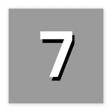 5 Hull Number Decal - US Navy Ship Decal - Model Kit Decal - USN Veteran Decal