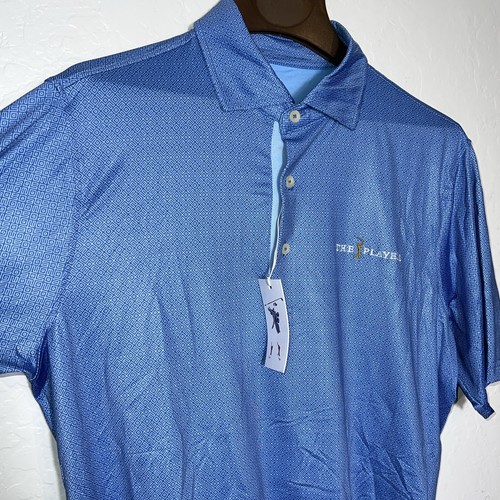 Fairway & Greene 'THE PLAYERS' Polo da Golf Uomo Blu Medio Nuova con etichette✅ (312) - Foto 5 di 8