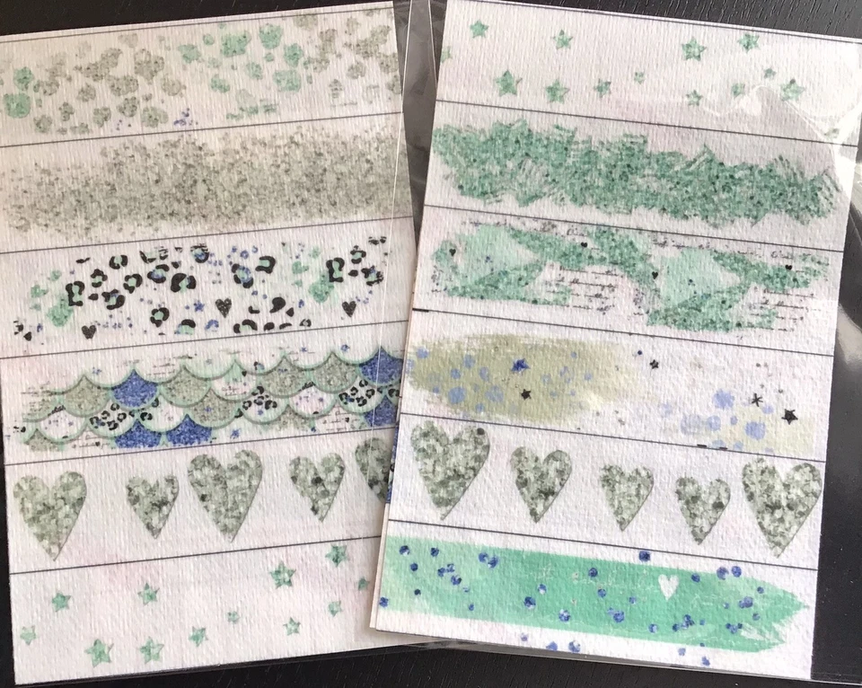 HANDMADE NEW STYLE...NG tube stickers, Hypafix, Tube feeding, Tubie Adhesive, Green