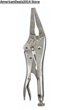 Irwin Vise Grip 9 in Needle Nose Pliers Nickel Plated Alloy Steel Durable New