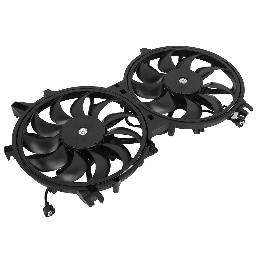Radiator Condenser Cooling Fan Assembly For 2009-2020 Nissan 370Z 3.7L 3696CC V6