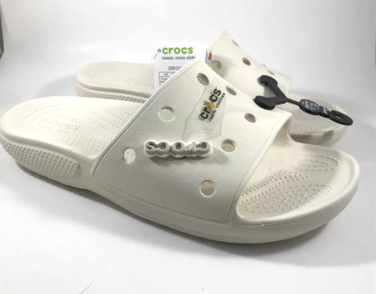 CROCS Classic Slide w JIbbitz Unisex Size M10 W12 Men s 10