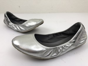 cole haan silver flats