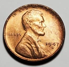 1947 S LINCOLN WHEAT PENNY UNC #C735