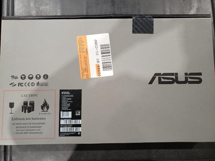 ASUS X555L LAPTOP INTEL CORE i3-5005U @ 2GHZ 15.6