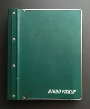 Vintage Original 1972 Mazda 1600 Pickup Truck Parts Book Catalog for USA