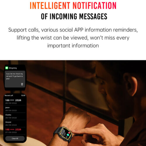 Military Smart Watch For Men/Women (Answer/Make Calls) Tactical Fitness Tracker - Picture 9 of 26