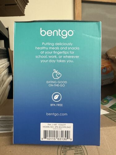 Bentgo Fresh Lunch Box Set Containers (2-Pack) Blue / Teal - Picture 5 of 8