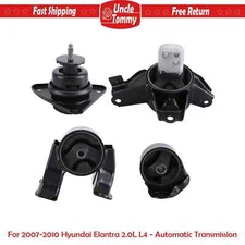 4x Engine Motor & Transmission Mount For 2007-2010 Hyundai Elantra 2.0L AT