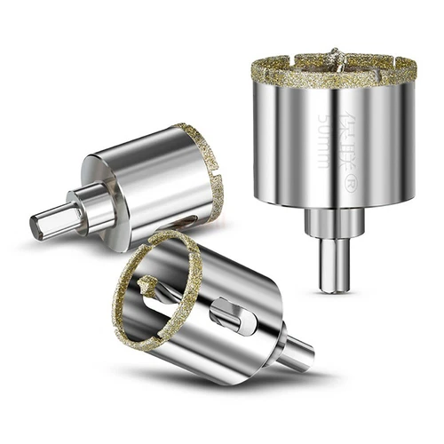 Diamantbohrer 16mm - 120mm Bohrkrone Lochsäge Fliesenbohrer Keramik Marmor Glas - Picture 2 of 41