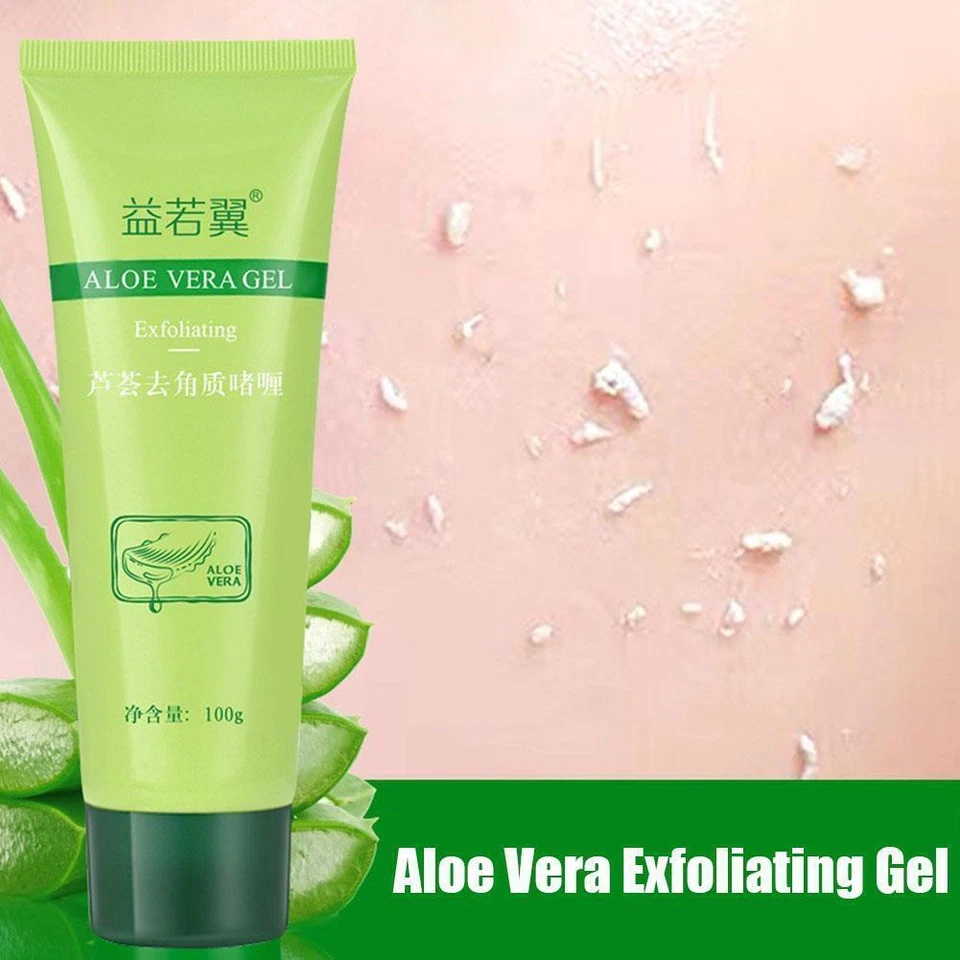 Aloe Vera Deep Cleansing Exfoliating Peeling Gel Facial Moisturizing GX O6 T1K2 - Image 2 of 4