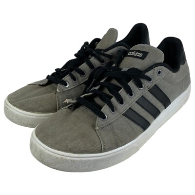 adidas Daily 2.0 Sneakers Mens Size 12 Gray Comfort Round Toe Lace Up F36629