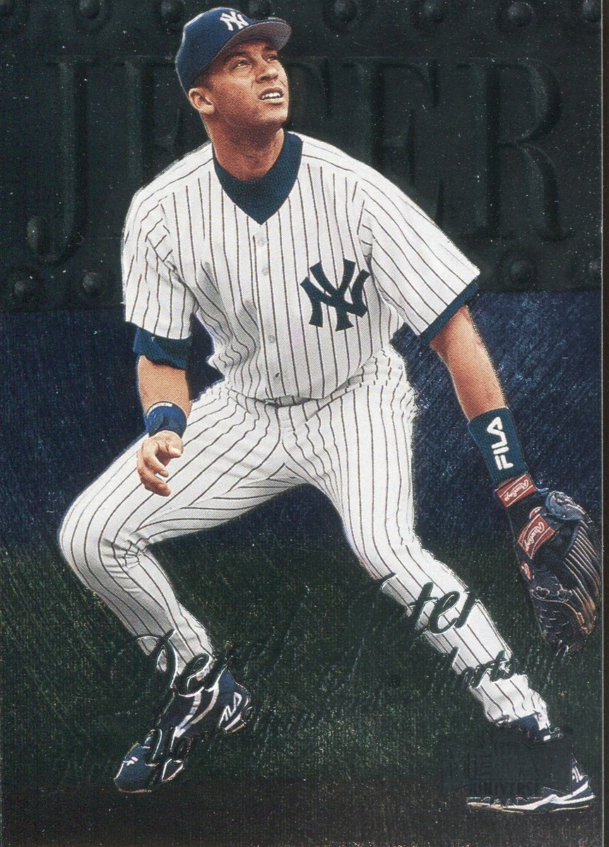 DEREK JETER ~ 1999 Fleer Metal Universe Baseball Card #97 | eBay
