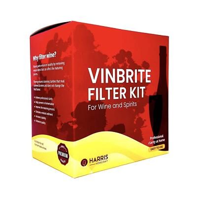 HARRIS FILTERS Mk3 Vinbrite Weinfilterset für Homebrew - inkl Pads