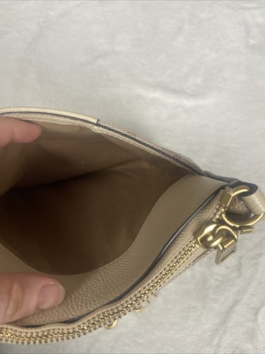 Coach Kitt Messenger Crossbody Bag Colorblock Signature Canvas Beige BROKEN NOTE - Picture 4 of 12