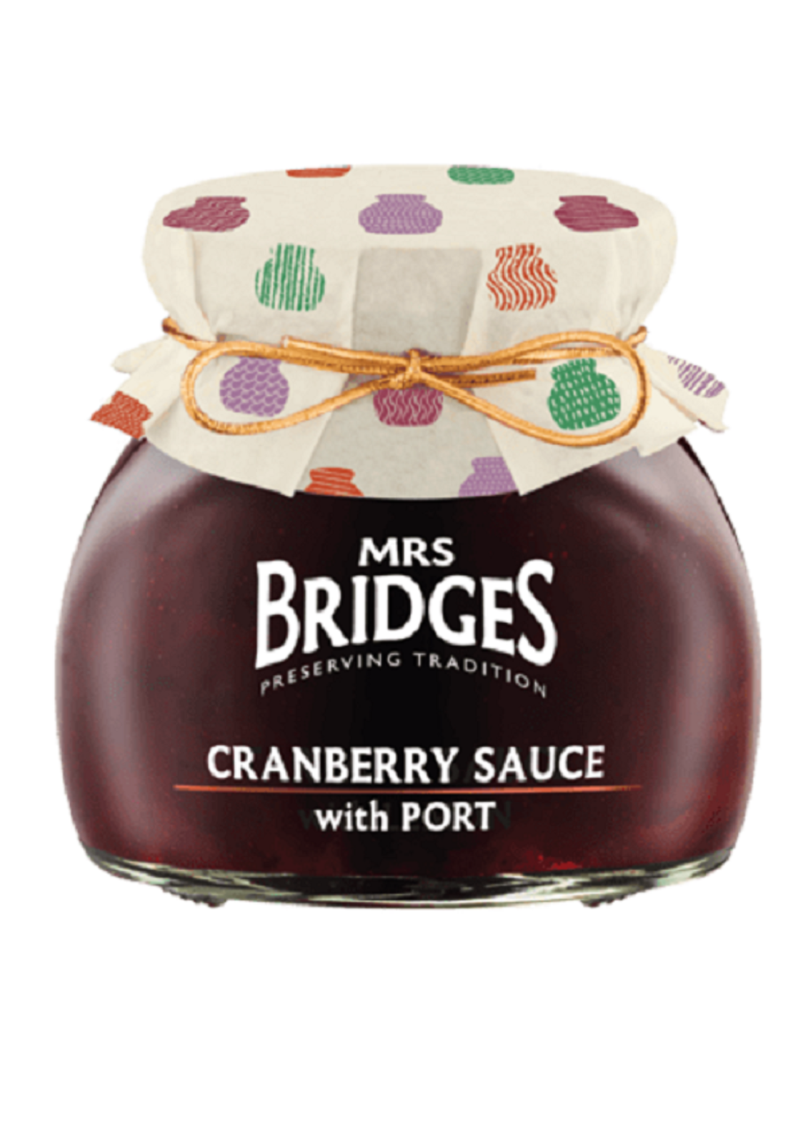 Mrs Bridges Cranberry Sauce with Port 250g