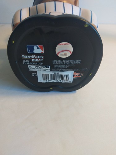 Botella de agua novedosa para jugador de los Chicago Cubs TeenyMates Big Sip 16 oz - Imagen 5 de 6