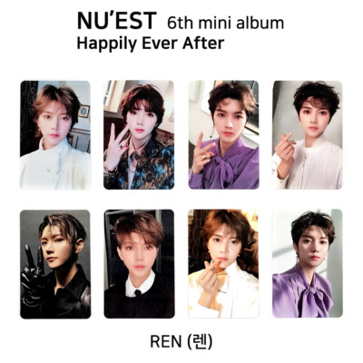 NU'EST 6th mini album Happily Ever After Official Photocard REN | eBay