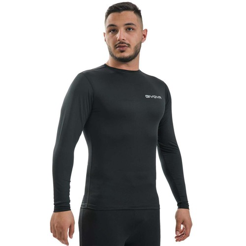Givova Boys Compression Top Base Layer Thermal Junior Kids Sports T Shirt Vest - Picture 3 of 16