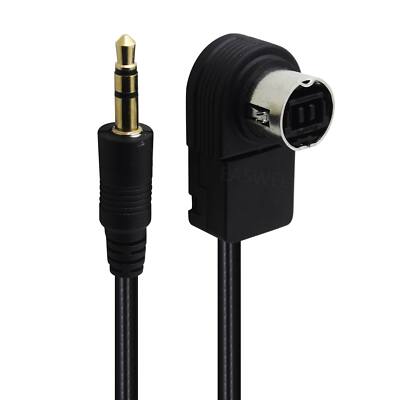 3.5mm AUX Audio Jack Cable Adapter For Alpine IDA-X311 IDA-X313 CDA-7893