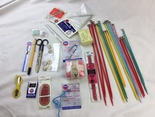 Junk Drawer VTG Lot of Crochet Hooks Knitting...