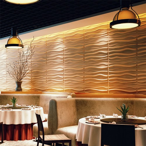 PVC 3D Wall panel Decorative Wall Ceiling Tiles Cladding NOT BAMBOO 50cmx50cm - Picture 82 of 126