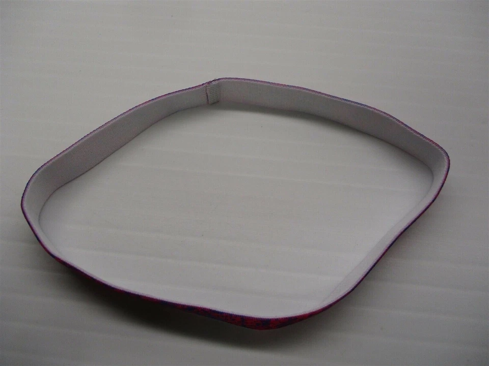 Diadema elástica ADIDAS para mujer entrenamiento atlético rosa/azul con logotipo salpicaduras Foto 4 de 4