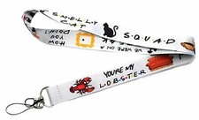 Friends TV Series Central Perk White ID Holder Lanyard Keychain