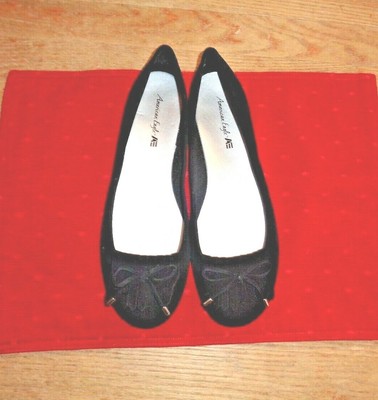 black flats size 11 wide
