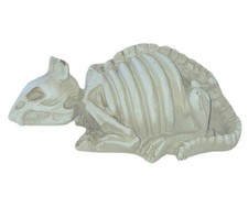 2" Tall 5" Wide Halloween Rat Skeleton Figurine Decor