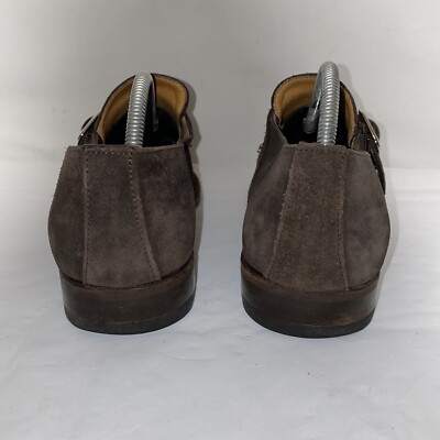 Berwick 1707 Single Monk Strap Brown Suede Shoes Size 8 | eBay display picture 3