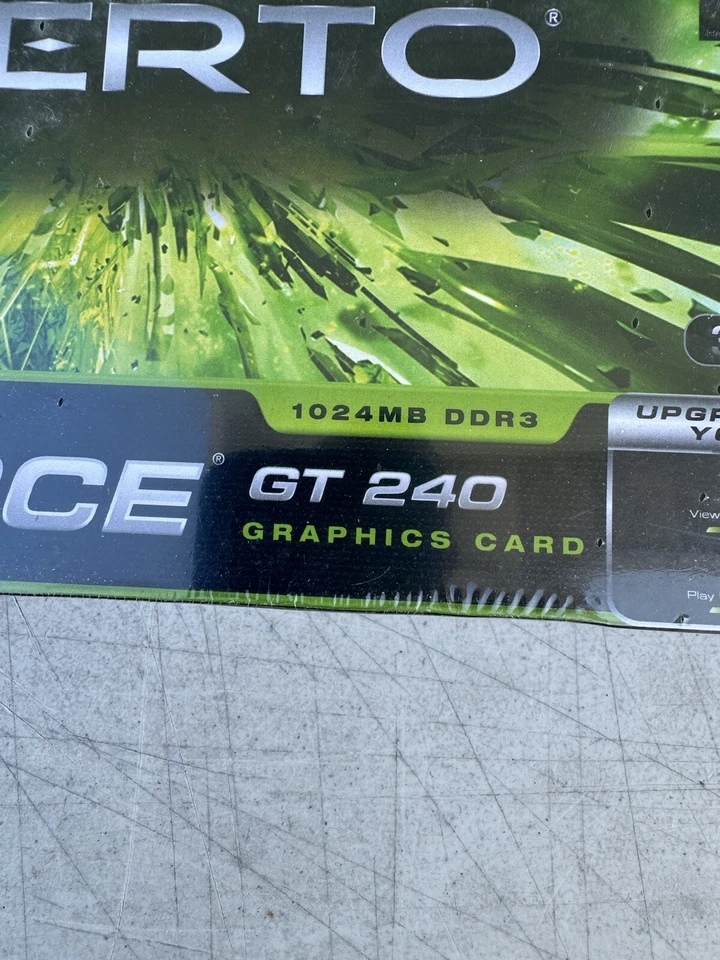 PNY Verto GeForce GT 240 1024MB GDDR3 PCI-Express 2.0 DVI+VGA+HDMI Graphics Card - Image 3 of 4