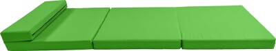 Portable Lounger Shikibuton, Foldable Foam Beds Sit Sleep 83 x 27 x 3, Lime