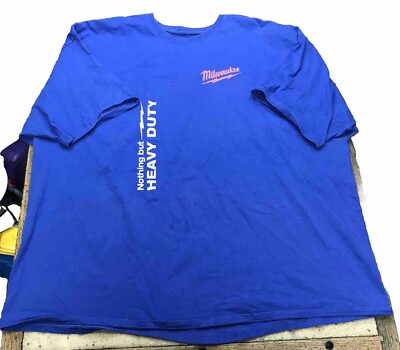 Milwaukee Power Tools Mario Mash-Up T Shirt - Mens 5XL Blue - Bootleg Fast Ship