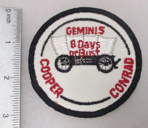 NASA PROJECT GEMINI SPACE PROGRAM MISSION 5 PATCH COOPER CONRAD