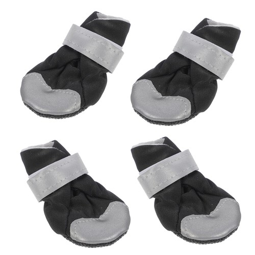 4 Pcs Dog Feet Warmers Pet Adjustable Paw Protection Dog Winter Snow Boots
