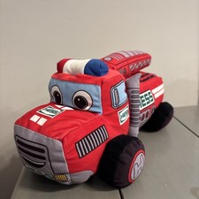 My First Hess Red Fire Truck 2020 Plush Lights & Sound  WORKING
