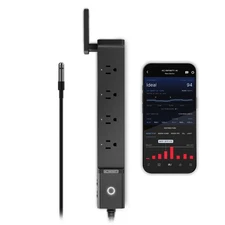 Outlet AI Environment Controller, AI Targeting Individual Control 4-Plug, 1800W