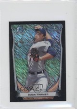2014 Bowman Chrome Minis Black Shimmer Refractor Buck Farmer #151 0c6