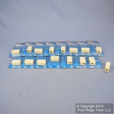 16 Leviton Ivory In-Line Phone Cord Couplers 6-Wire Telephone RJ11 RJ14 C2683-I