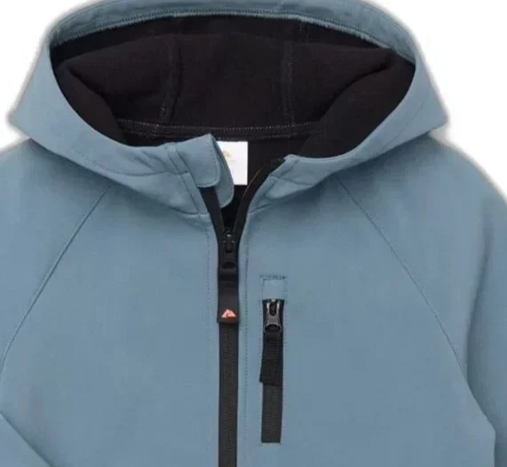 OZARK TRAIL Hooded Softshell Navy Jacket BOYS CHOOSE SIZE Water Resistant  NEW - Image 4 of 4