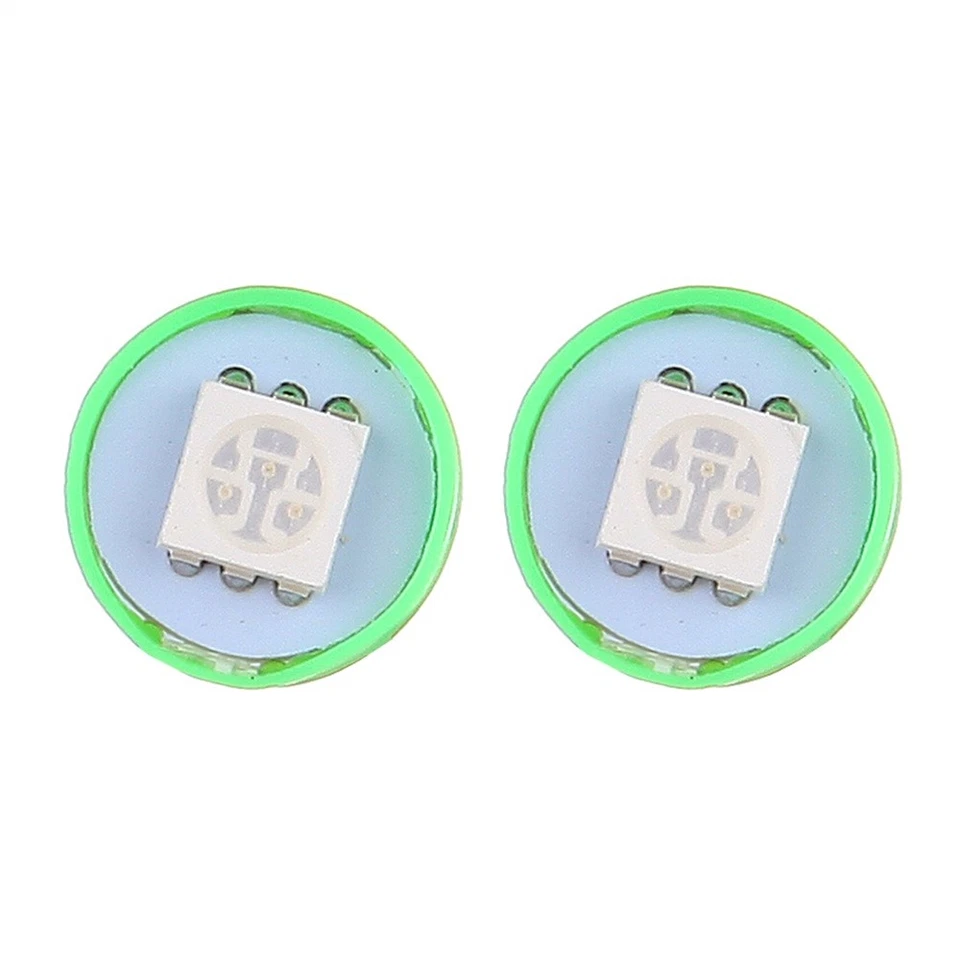 20PCS Green 1-5050-SMD LED Bulb Ba9s Instrument Dash Light Gauge Lamp For Ford - Image 3 of 4