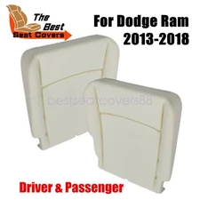 Driver & Passenger Bottom Seat Foam Pad For 09-18 Dodge Ram 1500 2500 3500