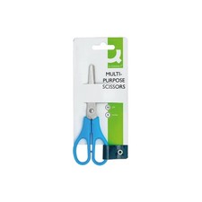 Q-Connect Ergonomic All Purpose Scissors 130mm Stainless Steel Blades KF01229