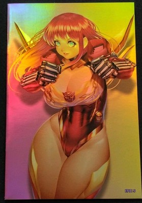 Cosplay Wars Transformers Anime Girl Hot Rod Rodimus Virgin FOIL Variant LE 5/10