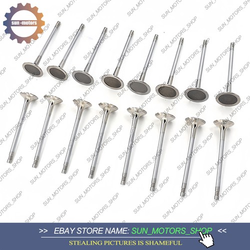 16X Mahle 6mm Intake Exhaust Valves Set For Audi A4 A5 VW GTI Passat Tiguan 2.0T - Picture 3 of 4