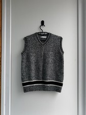 Maglione smanicato donna Christian Dior vintage gilet cashmere