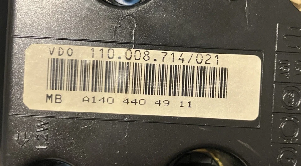 Cuadro de instrumentos velocímetro Mercedes S320 1994-1999 calibre 1404404911 OEM Foto 4 de 4